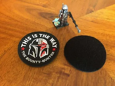 Mandalorian Bounty Hunter  PATCH  (free Mini Figure) U.S. SELLER • $2.99