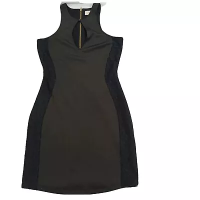 $17.95 • Buy GUESS Women's Dress Size 8 Black Bodycon Little Black Dress LBD Evening Party 
