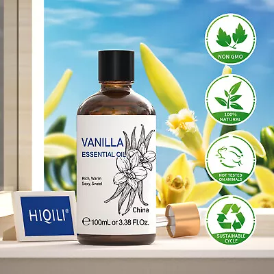 HIQILI Vanilla Oil 100% Pure Natural Essential Oil Therapeutic Aromatherapy Skin • $8.06