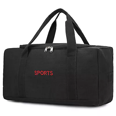 Large Military Canvas Duffle Luggage Bag 59/76L Gym Travel Durable Weekender Bag • $20.93
