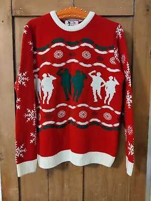 Rare Morecambe And Wise Christmas Jumper Comedy Novelty Traditional British Med • £38