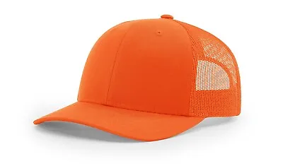 $13.95 • Buy Richardson 112 Trucker Hat Snapback Blank Hat Meshback Hat Trucker Cap - OSFM