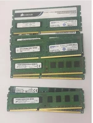 4GB Memory RAM Desktop PC3 10600 DDR3 1333MHz 240 Pin Non-ECC  • £4.45