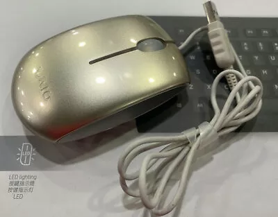 Sony Vaio VGP-UMS20 Mouse Tested And  USB Mouse Champagne Color • $15.88