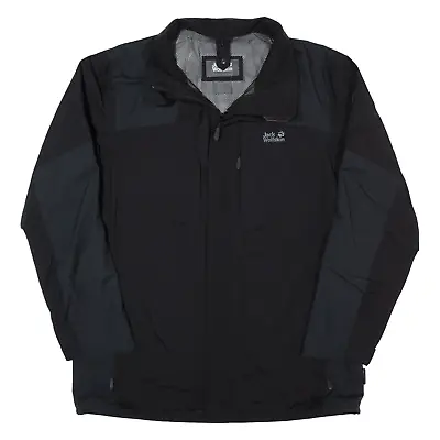 JACK WOLFSKIN Mens Shell Jacket Black 2XL • £36.99