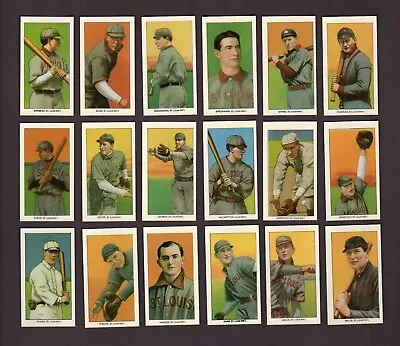 1909-1911 ST.LOUIS CARDINALS ~ T206 CCC Complete Team REPRINT Set ~ ALL 18 Cards • $14.95