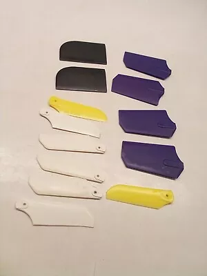 A Lot Of Main Rotor Paddles & Tail Rotor Blades For RC Helicopter • $23.85