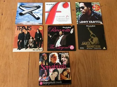 7 Daily Mail Promotional CD's Various Artists • £4.99