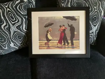 Jack Vettriano  Singing Butler  Black Wood Matted Picture Frame ~ • £96.37