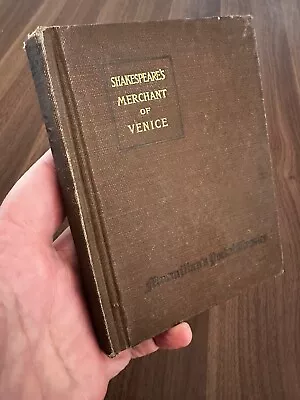 Vintage Shakespeare's MERCHANT OF VENICE Macmillan's Pocket Classics Hard Cover • $8.99