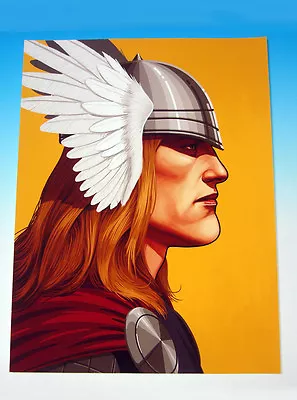 Thor Mondo Mike Mitchell Portrait Print Marvel Comics Avengers Rare Giclee Proof • $139.95