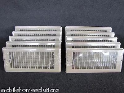 Mobile Home RV Parts. Floor Register 4  X 10 . Brown Metal Floor Vent  Lot Of 10 • $88.88