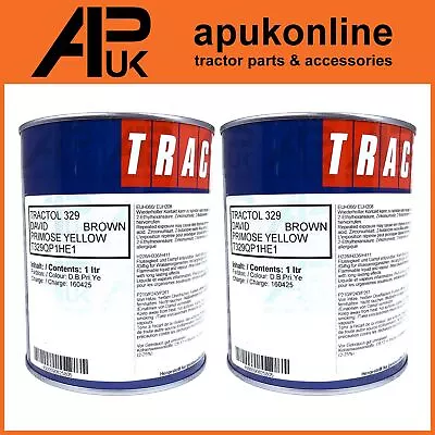 2 Litre Ltr David Brown Implematic Primrose Yellow Tractor Enamel Paint Tractol • £49.99