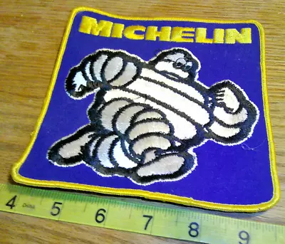 Vintage Michelin Man Tires 6”x6” Classic Logo Patch  Never Used • $10