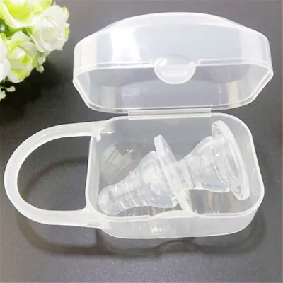 Portable Boy Infant Pacifier Nipple Case Cradle Holder Storage Box Baby SupN__- • $6.45