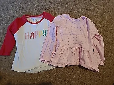 Baby Girls 18-24 Months Top Bundle George Matalan • £0.99