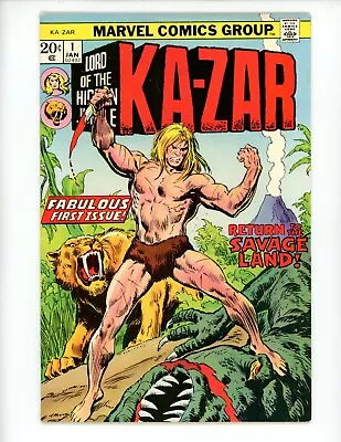 Ka-Zar #1 Comic Book 1974 VF- John Buscema Marvel Savage Land Comics Jungle • $8.99