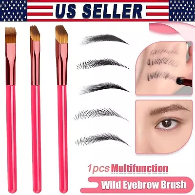 Eyebrow Brush Multi-function Eyebrow Concealer Angled Brush Square Brow US • $5.40