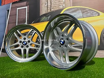 New 19  5x120 Styling 37 Star Parallel M5 Style Deep Dish Wheels For BMW E38 • $2297.28