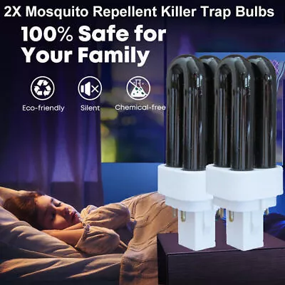 2X Mosquito Repellent Killer Trap Replacement Bulb For Dynatrap 41050-R 41050 UV • $8.47