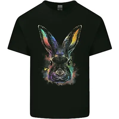 Watercolour Rabbit Bunny Kids T-Shirt Childrens • £8.49