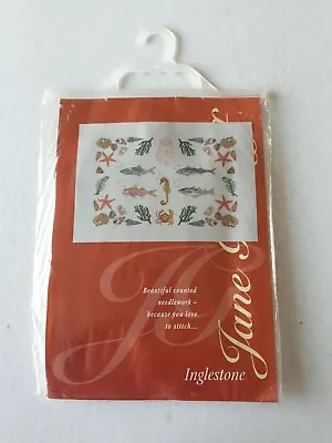 Jane Greenoff Seaside Sampler Inglestone 14 Count Cross Stitch Kit 39.5 X 25.5cm • £19.99