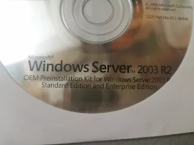 Windows Server 2003 R2 Standard And Enterprise X11-84446 Reinstall Disc • $19.99