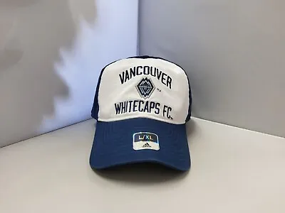 Vancouver Whitecaps FC MLS Adidas Adult Women's Blue/White Cap/Hat L/XL • $17.99