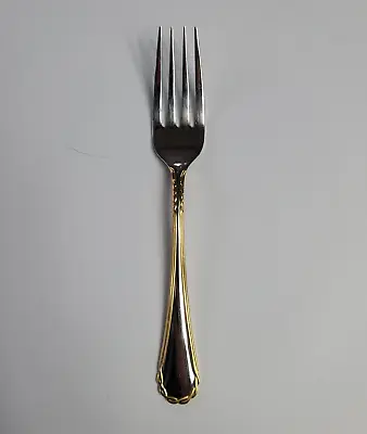 ONE Yamazaki Tasha Salad Fork Stainless With Gold Trim 7 1/2 Silverware Flatware • $12.95