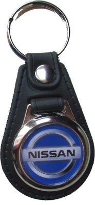 £3.95 • Buy VINTAGE LOOK Faux Leather Key Fob, Key Ring, FITS NISSAN
