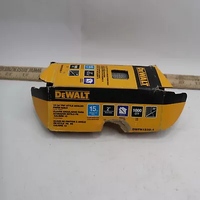 (800-Pk) Dewalt T-Shaped Finish Nails Steel 2  DWFN1532-1 • $11.27