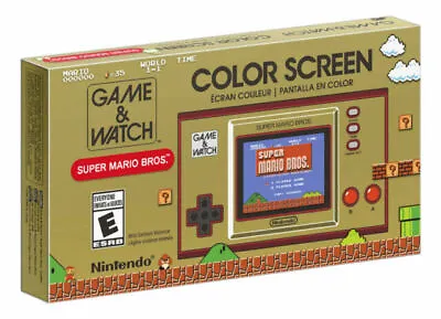 NEW Nintendo Game And Watch Super Mario Bros Color Screen Handheld Console • $45