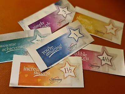£1.95 • Buy ❤ Slimming World ❤ Weight Loss Award Stickers Genuine 0.5 To 7st Target Club 10