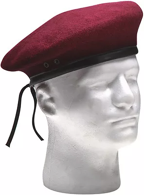 Military Beret Army  Eyelets No Flash Wool 5% Nylon Various Colors • $16.99