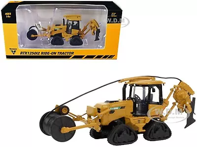 Vermeer Rtx1250i2 Ride-on Tractor W/ Hose Yellow 1/64 Diecast Speccast Vmr005 • $86.99