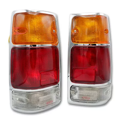 For Isuzu Holden TF TFR Rodeo Pickup 1991 96 Pair Chrome Tail Lamp Lights • $105.70