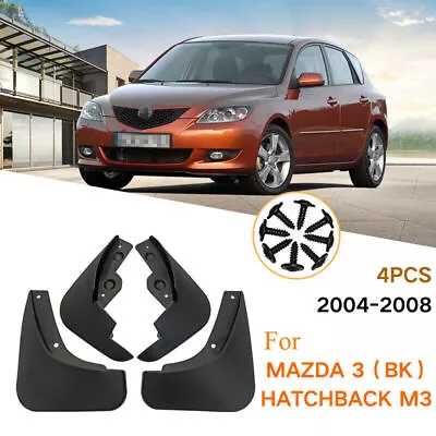 4X Car Mud Flaps Splash Guards Fender Mudguards For Mazda 3 Hatchback 2004-2008 • $22.97