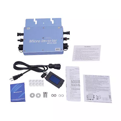 Solar Micro Inverter 600W Grid Tie MPPT Pure Sine Wave DC To AC 110V Waterproof • $103.55