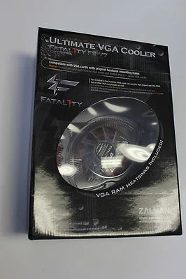 *New* Zalman Ultimate VGA Cooler Fatal1ty FS-V7 RED LED Fit 80mm Mounting Holes  • $32.92