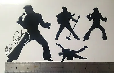 £2.80 • Buy 1x Sheet Elvis Presley Fan King Vinyl Sticker Decal Graphic Window Laptop Music