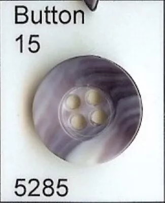 5285 Button 15mm Wampum Bead Quahog Face Drilled • $8