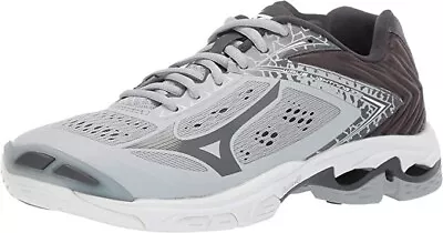 NIB Mizuno Wave Lightning Z5 Women's Indoor Volleyball Shoes Grey Size 11 • $99.77