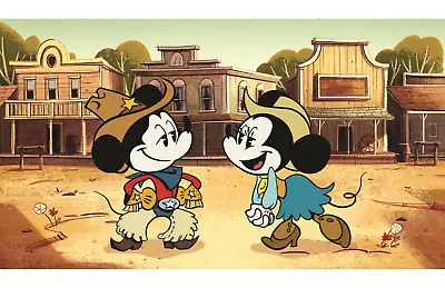 Mickey Mouse Shorts Cheese Wranglers Animation Poster Print 11x17 Minnie Disney • $16.19