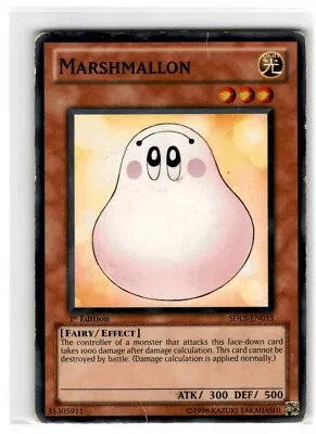 Yu-Gi-Oh! Marshmallon Common Heavily Played 1st Edition • $2.19