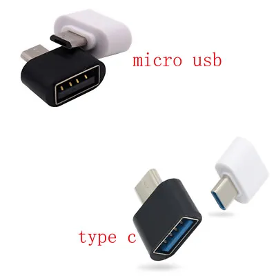 Micro USB Type C USB-C Male To USB Female OTG Mini Converter Adapter Plug Jack • $1.99