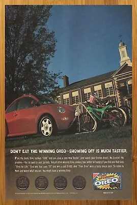 1999 Oreo Cookies Vintage Print Ad/Poster Volkswagen Beetle Car Retro Art 90s • $14.99