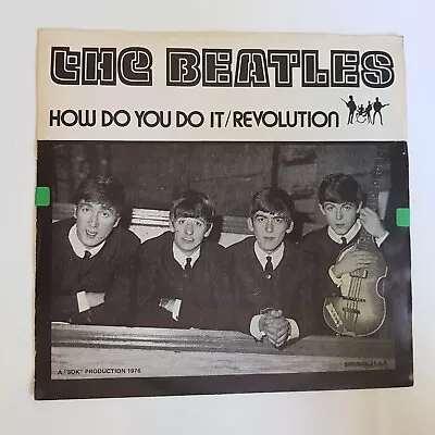 Beatles - Revolution / How Do You Do It - 7  RED Vinyl Single US Press 1976 NM • £39.99