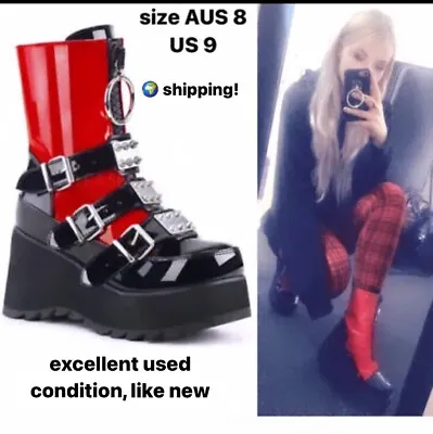 Demonia Boots. Size Au8.5 / Us9 W. W Scene-51 ❤️message For Big Discount. Worn • $250