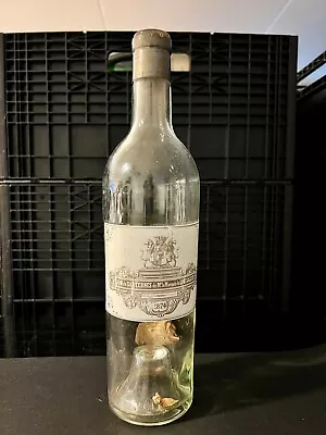 Super Rare Château Filhot / Yquem 1874 Empty Wine Bottle. • £260