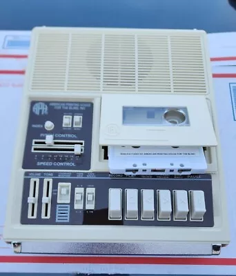 American Printing House 5198A Cassette Recorder 4 Track Vari Speed Pitch Control • $180